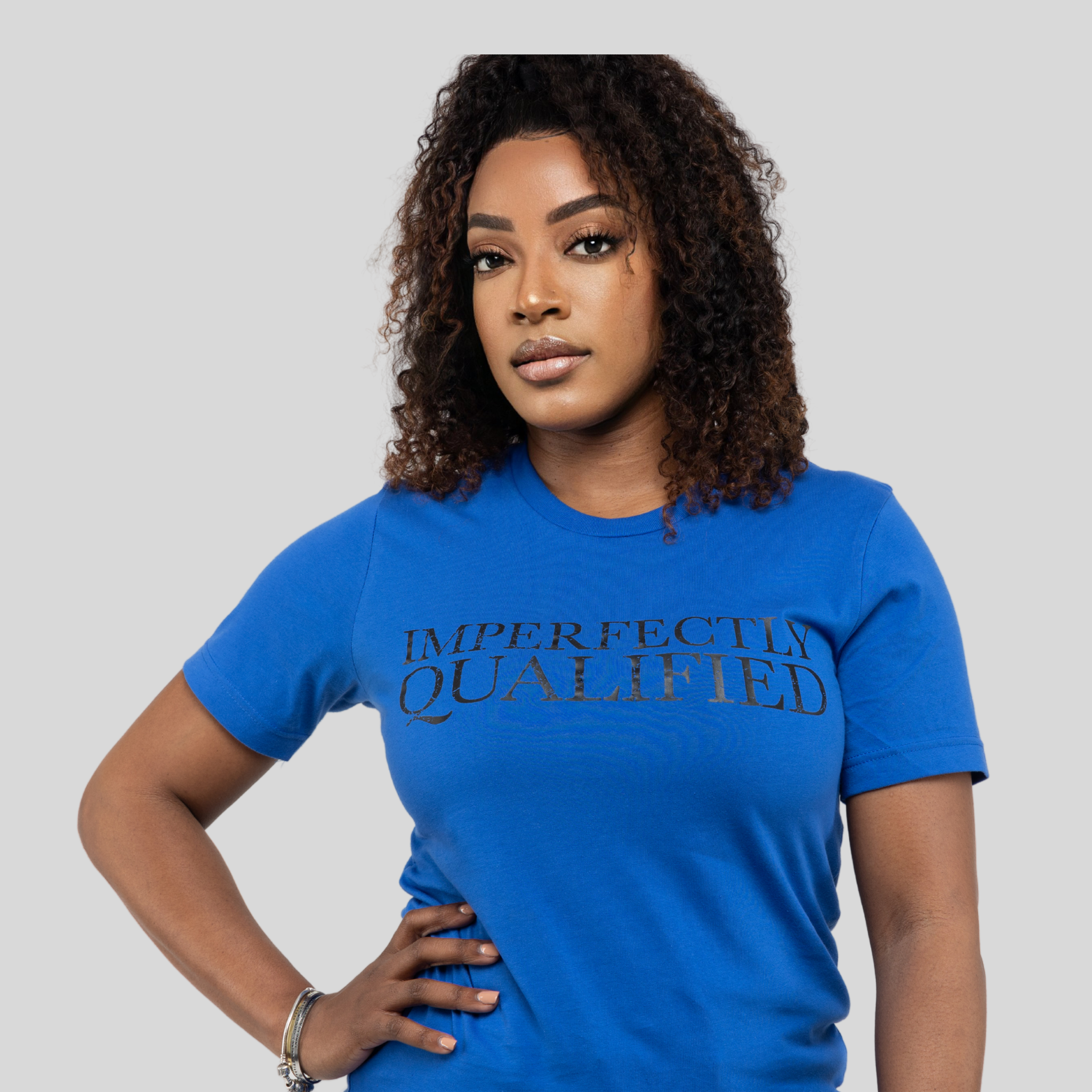 Distressed IQ Tee | Inspirational Apparel | ImperfectlyQualified